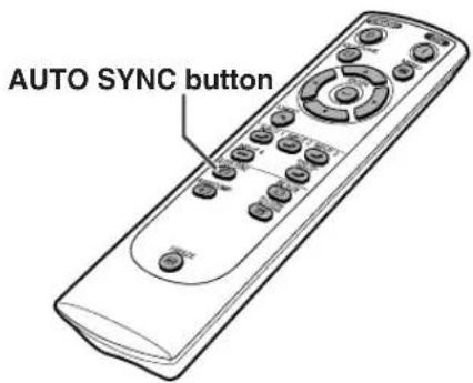 AUTO SYNC button