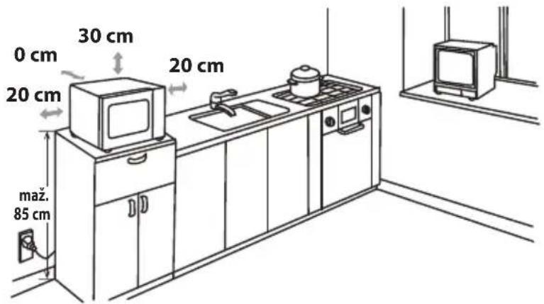 0 cm 30 cm 20 cm 20 cm maž. 85 cm