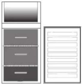 PRIVILEG PRBN 396S A++ - FREEZER COMPARTMENT - 1