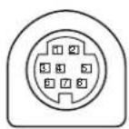 SANYO PLC-XL51A - SERVICE PORT CONNECTOR - 1
