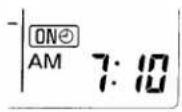 SANYO KMS1212 - How to set the ON time - 1