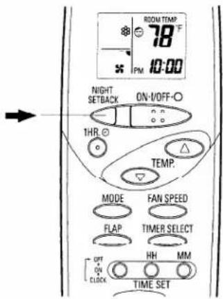 SANYO KMS1212 - Night Setback Mode - 1