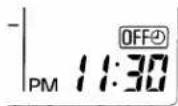 SANYO KMS1212 - How to set the OFF time (Example) To stop the air conditioner at 11:30 pm. - 1