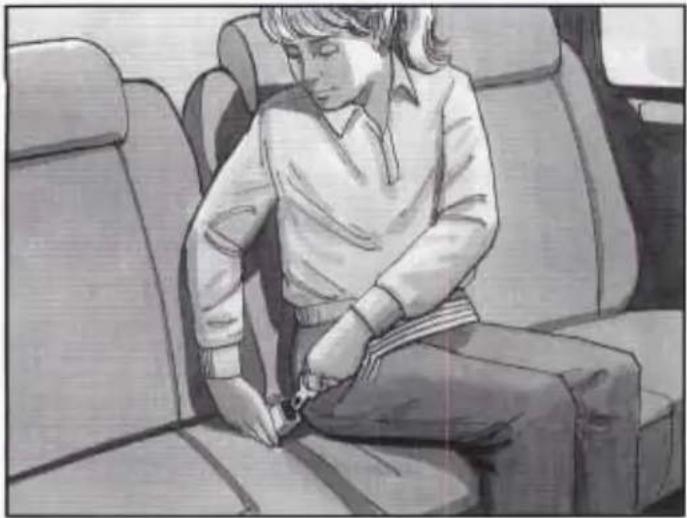 CADILLAC Deville (1997) - Lap Belt - 1