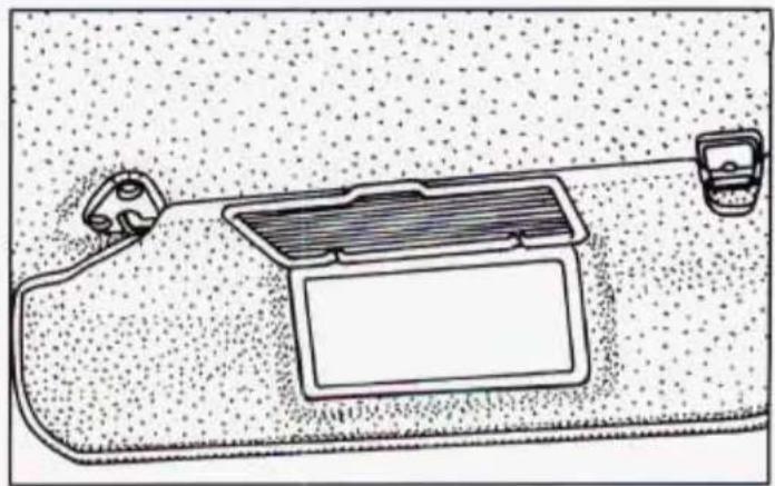 CADILLAC Deville (1997) - Sun Visors - 1
