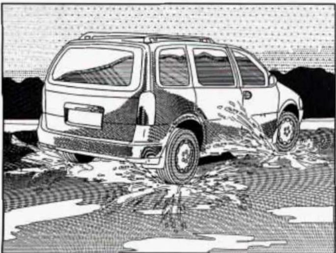 CADILLAC Deville (1997) - Driving in Rain and on Wet Roads - 2