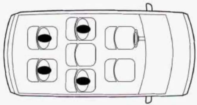 CADILLAC Deville (1997) - Rear Seat Passengers - 1