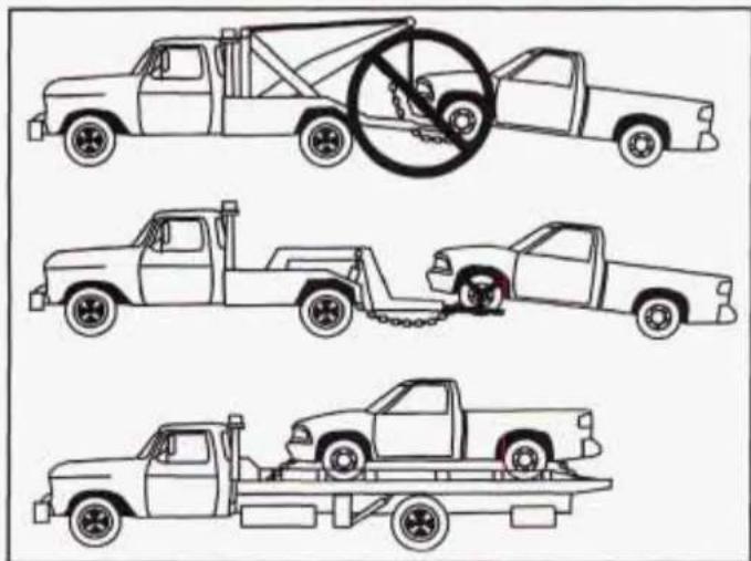 CADILLAC Deville (1997) - Towing From the Front - 1