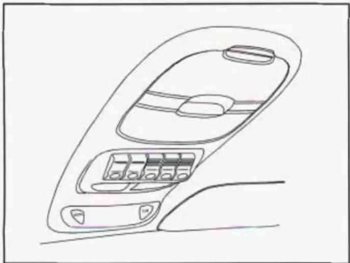 CADILLAC Deville (1997) - Overhead Console, If Equipped - 1