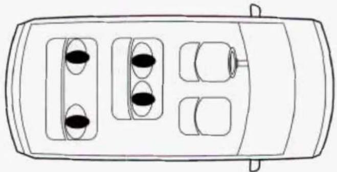 CADILLAC Deville (1997) - Rear Seat Passengers - 2