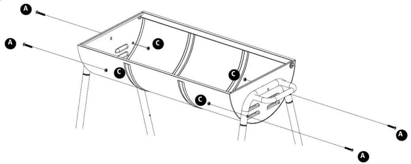 Tesco Barrel Charcoal BBQ KS16013 - Assembly instructions - 1