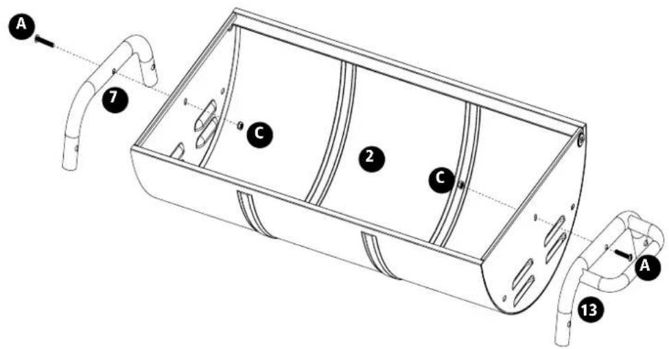 Tesco Barrel Charcoal BBQ KS16013 - Assembly instructions - 1