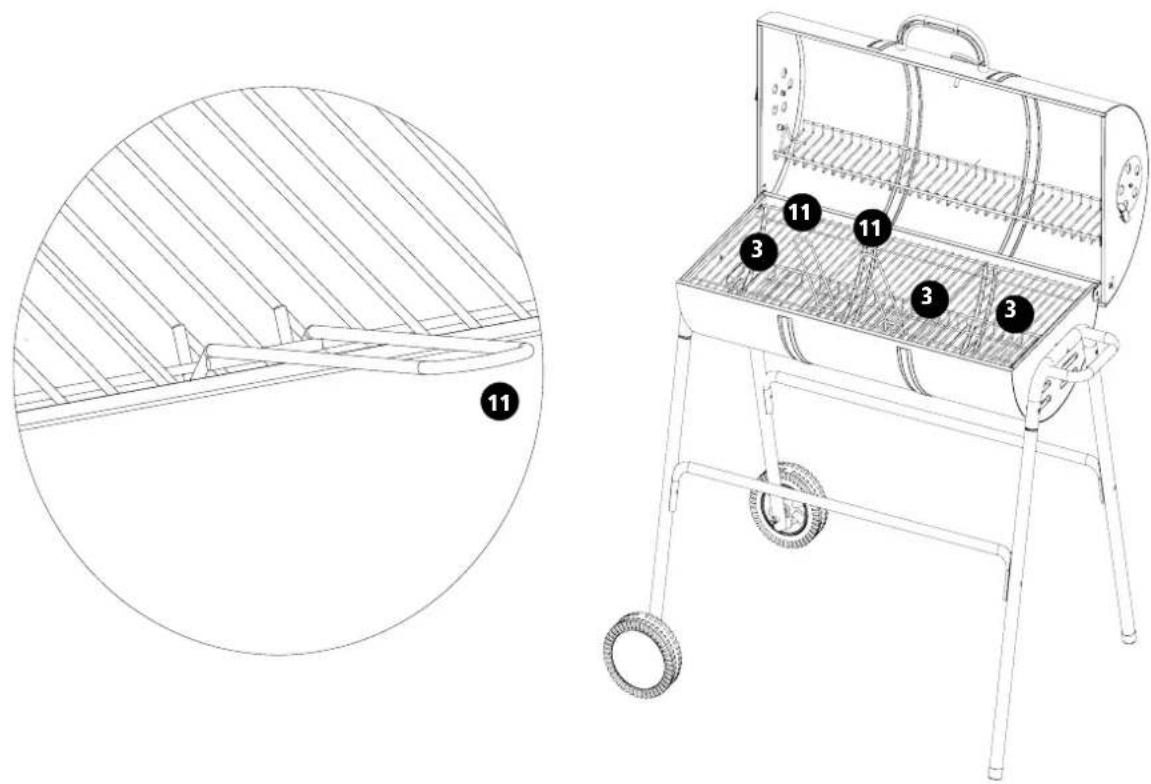 Tesco Barrel Charcoal BBQ KS16013 - Assembly instructions - 1