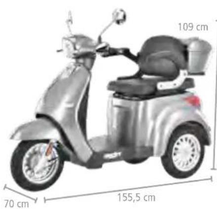 Hecht 738 - E-SCOOTERS, SENIOR WHEELCHAIRS - 6
