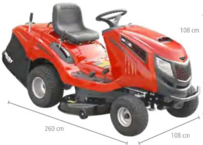 Hecht 738 - LAWN TRACTORS - 32