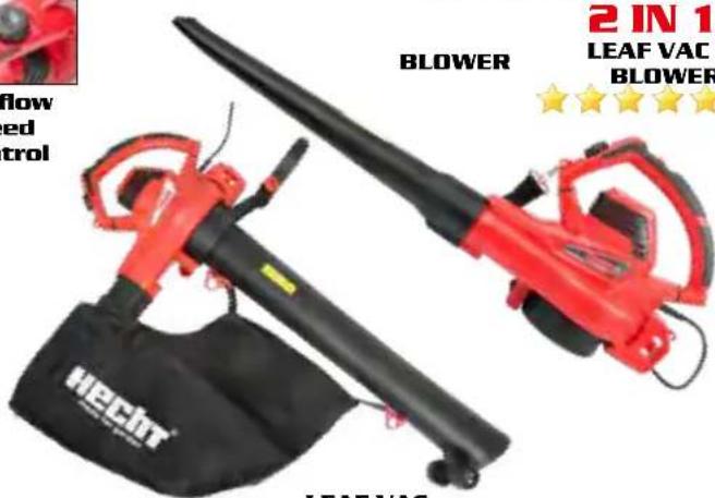 Hecht 738 - ACCU AND ELECTRIC LEAF VACS / BLOWERS - 22