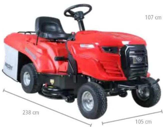 Hecht 738 - LAWN TRACTORS - 4