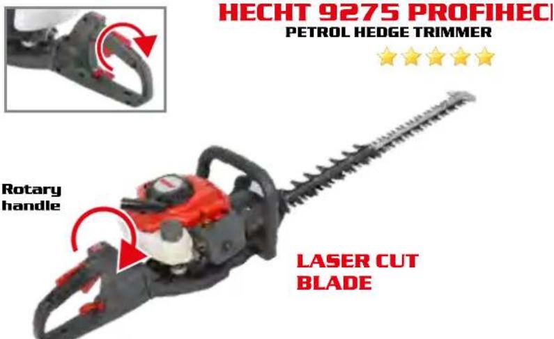 Hecht 738 - ACCU AND PETROL HEDGE TRIMMERS - 6
