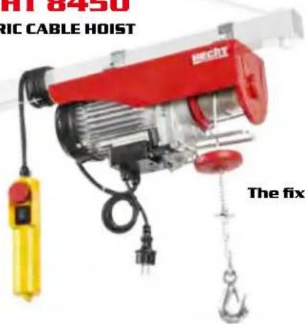 Hecht 738 - VACUUM CLEANER, ELECTRIC HOISTS, RAMMER - 8