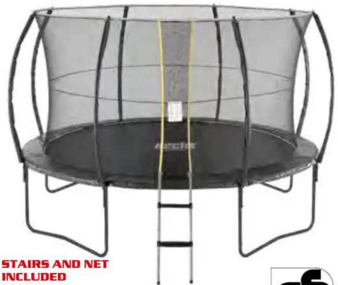 Hecht 738 - LUXURY TRAMPOLINE 3,66 m - 1