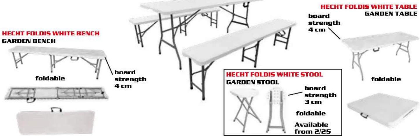 Hecht 738 - GARDEN FURNITURE - 1