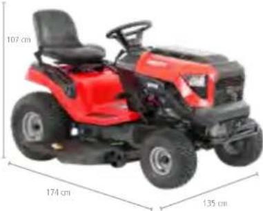 Hecht 738 - LAWN TRACTORS - 60