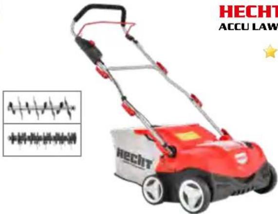 Hecht 738 - ELECRTIC AND ACCU LAWN AERATORS - 57