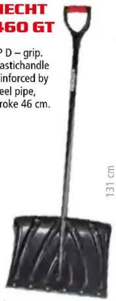 Hecht 738 - PETROL BRUSHCUTTER, SNOW SHOVELS - 12