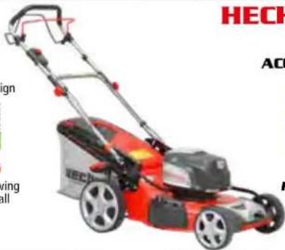 Hecht 738 - ACCU AND PETROL LAWN MOWERS - 3