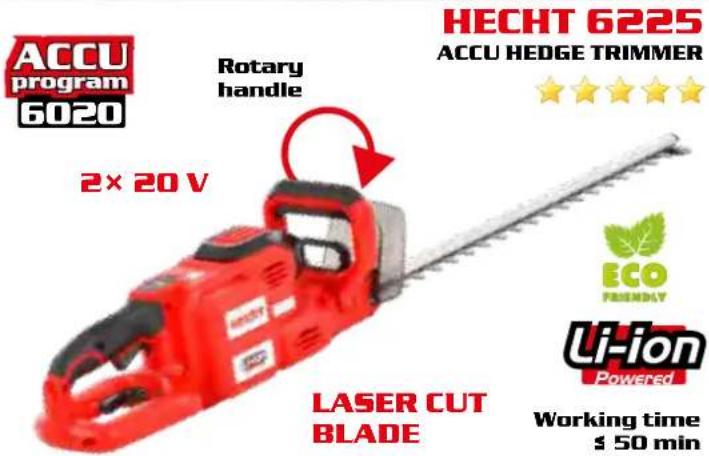 Hecht 738 - ACCU AND PETROL HEDGE TRIMMERS - 1
