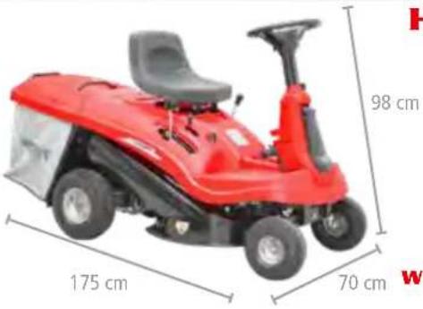 Hecht 738 - LAWN TRACTORS - 1
