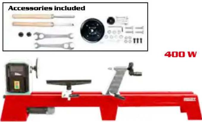 Hecht 738 - HECHT 8400 ELECTRIC WOOD LATHE - 1