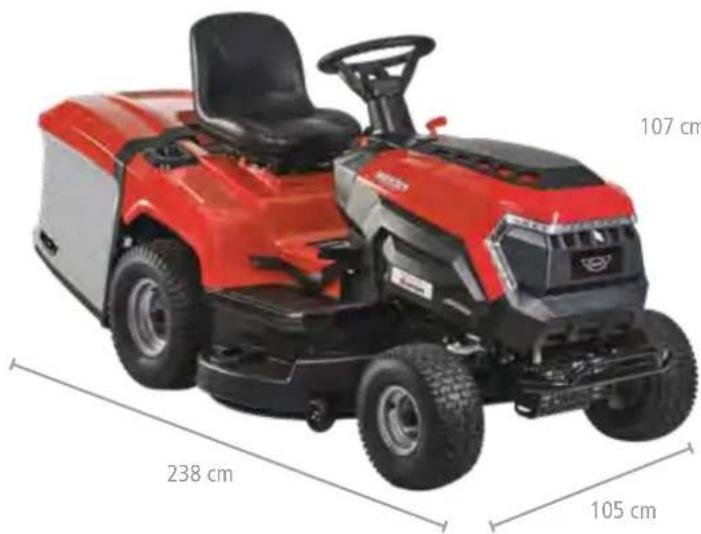 Hecht 738 - LAWN TRACTORS - 18
