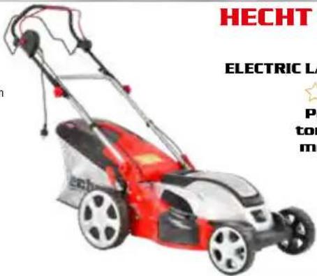 Hecht 738 - ELECTRIC AND PETROL LAWN MOWERS - 2