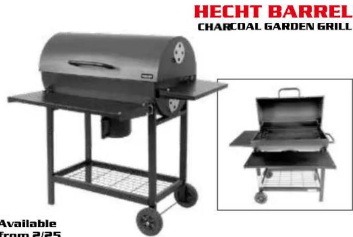 Hecht 738 - CHARCOAL GARDEN GRILLS - 7