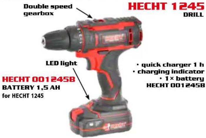 Hecht 738 - COMPRESSORS, CORDLESS POWER TOOLS - 5