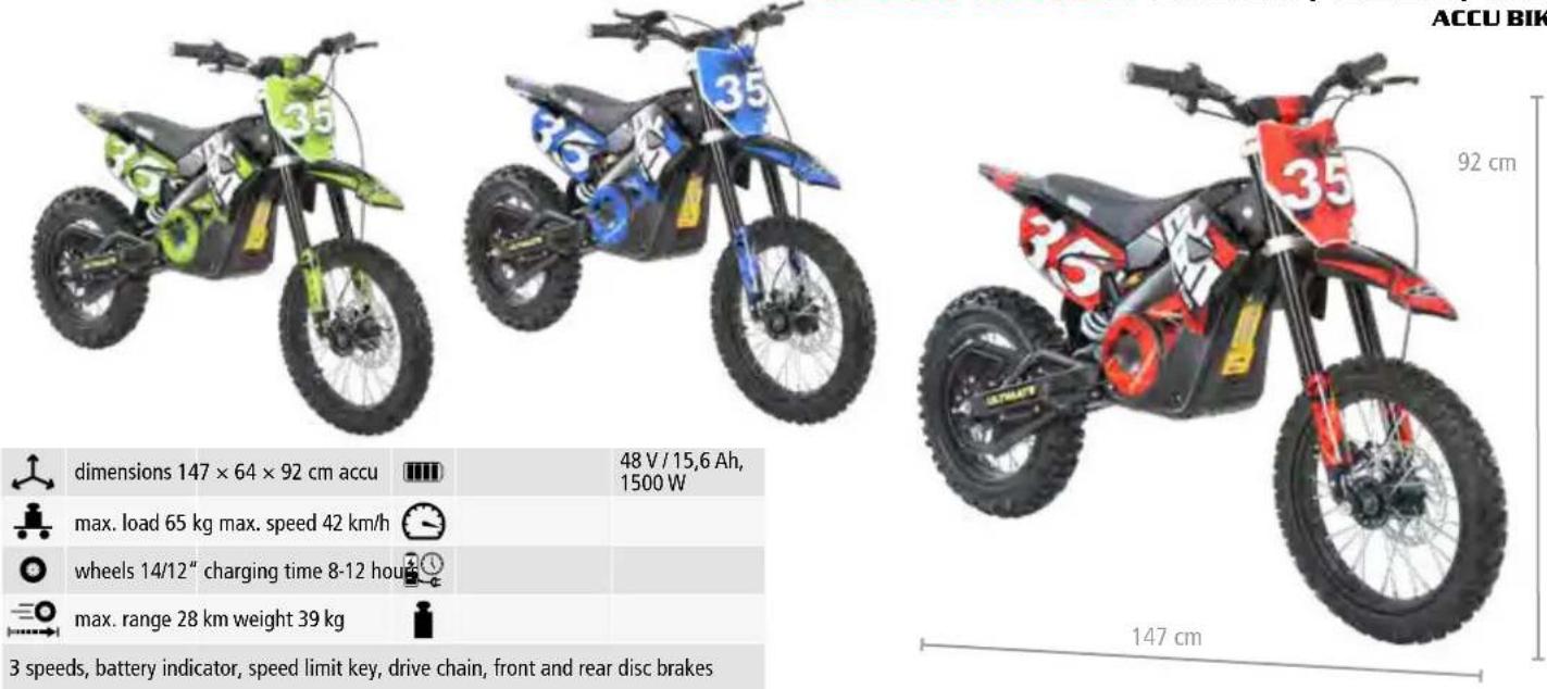 Hecht 738 - ACCU AND PETROL ATV - BIKES - 1
