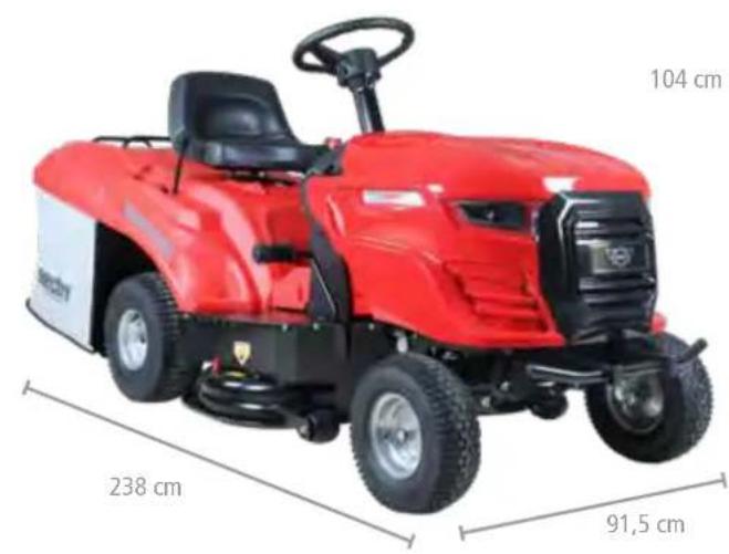 Hecht 738 - LAWN TRACTORS - 1