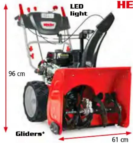 Hecht 738 - PETROL SNOWTHROWERS - 1