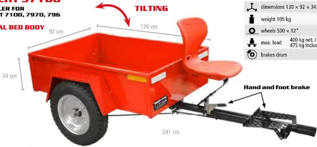 Hecht 738 - PETROL TILLERS, ACCESSORIES - 11