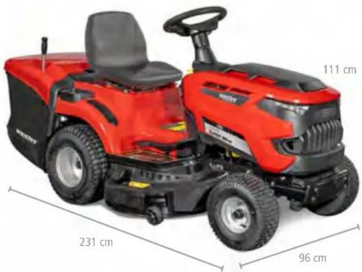 Hecht 738 - LAWN TRACTORS - 14