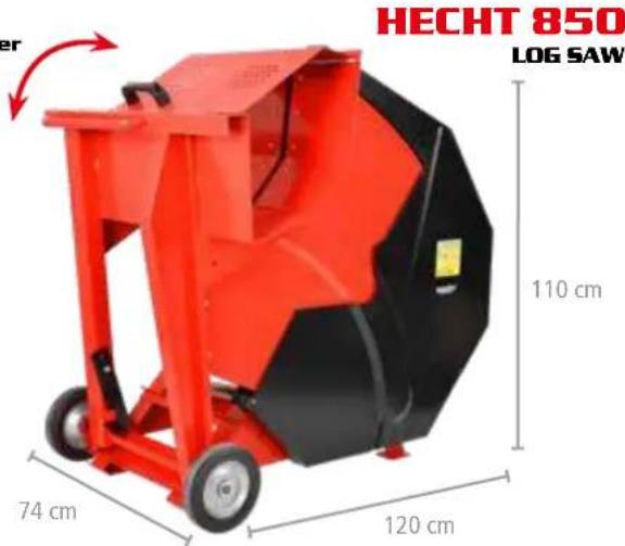 Hecht 738 - LOG SAWS, LOG HORSES - 12