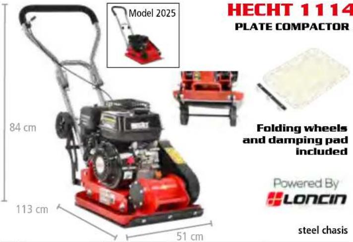 Hecht 738 - COMPACTORS, CONCRETE CUTTERS - 11
