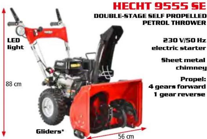 Hecht 738 - ELECTRIC AND ACCU SNOWTHROWERS - 4