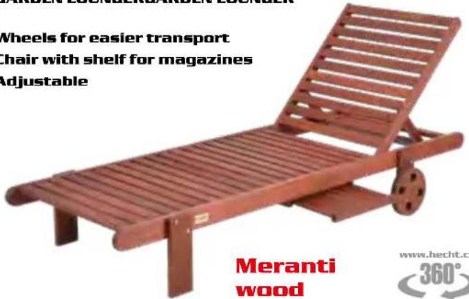 Hecht 738 - GARDEN LOUNGER - 2