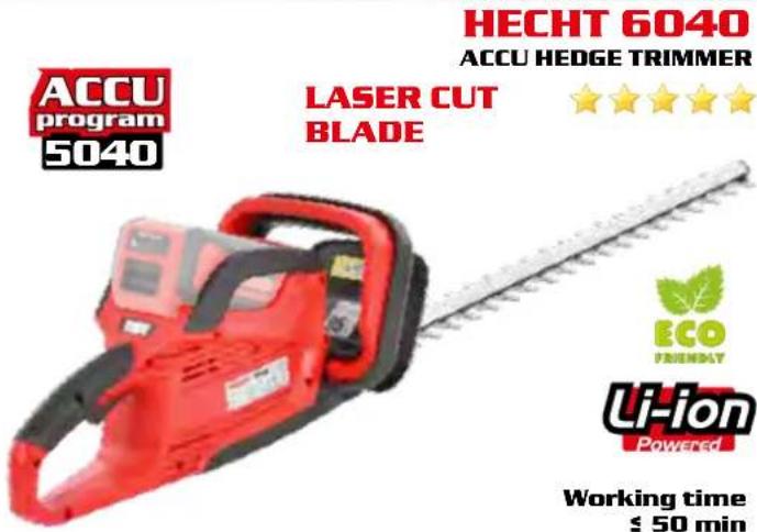 Hecht 738 - ACCU AND PETROL HEDGE TRIMMERS - 2