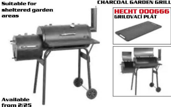 Hecht 738 - CHARCOAL GARDEN GRILLS - 5