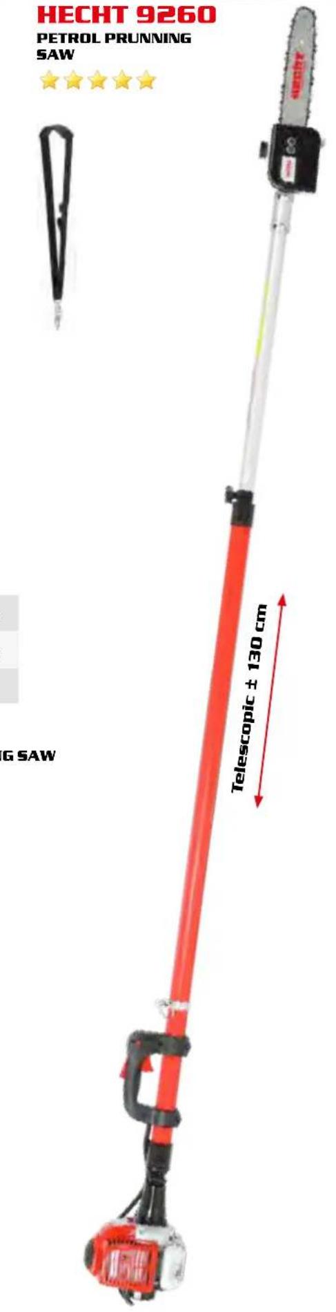 Hecht 738 - ACCU, ELECTRIC AND PETROL CHAINSAWS - 12