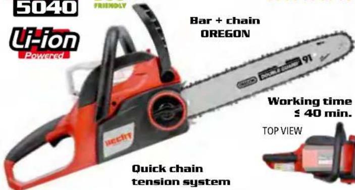 Hecht 738 - ACCU CHAINSAWS - 47
