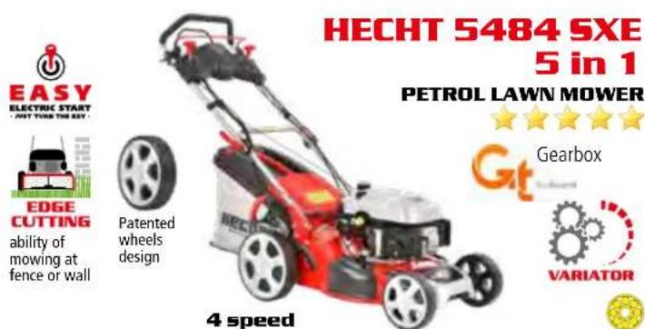 Hecht 738 - PETROL LAWN MOWER - 14